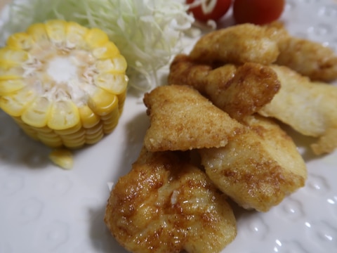 サックリふんわり⭐子供好き白身魚のカレー風味焼き